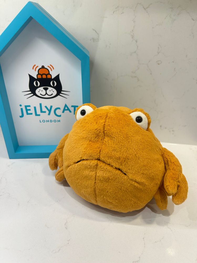 Jellycat Chrissie Crab BNWT retired 