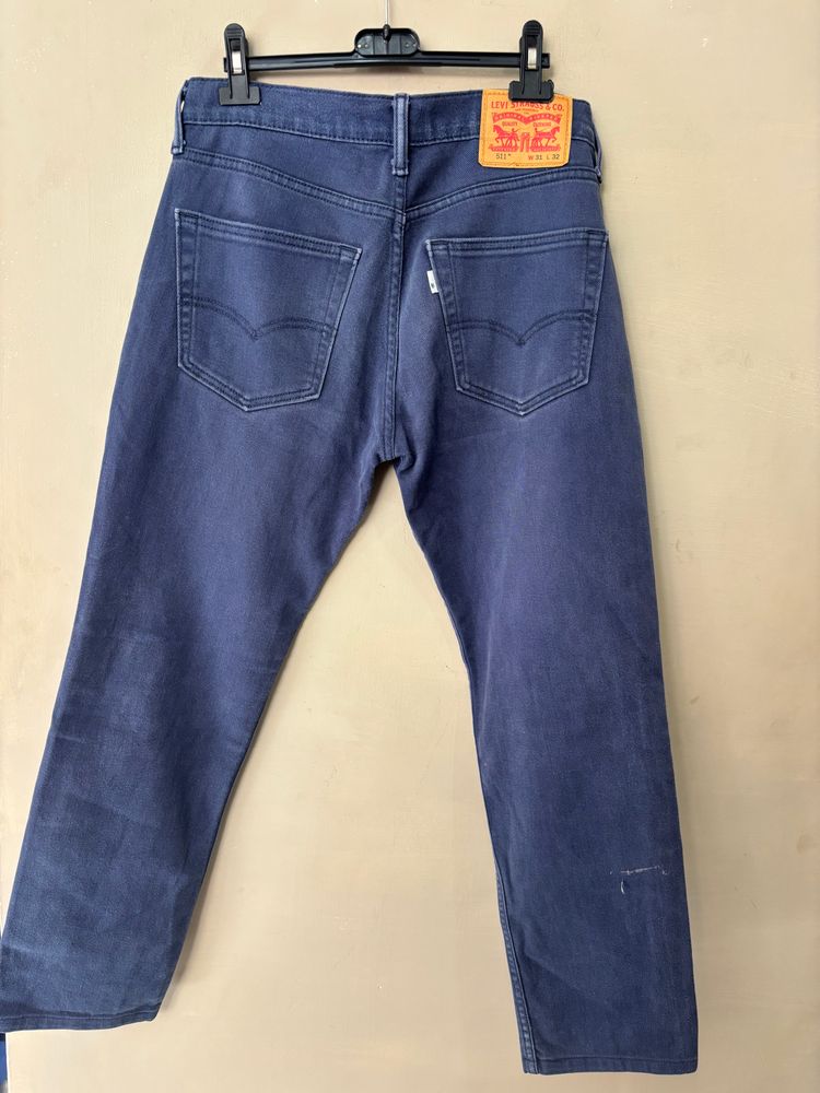 Levi'S Blue Jeans 511 31x32  4