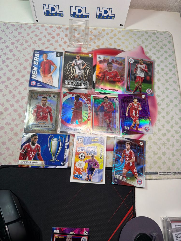 Lote topps bayer munchen 11 cartas 