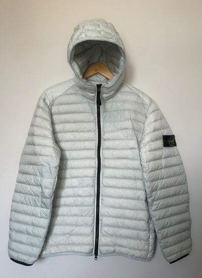 Authentic Stone Island Loom Woven R Nylon Down Chambers m