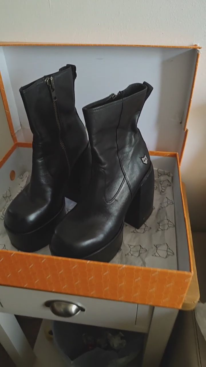 Naked Wolfe Platform Leather Boots image 1