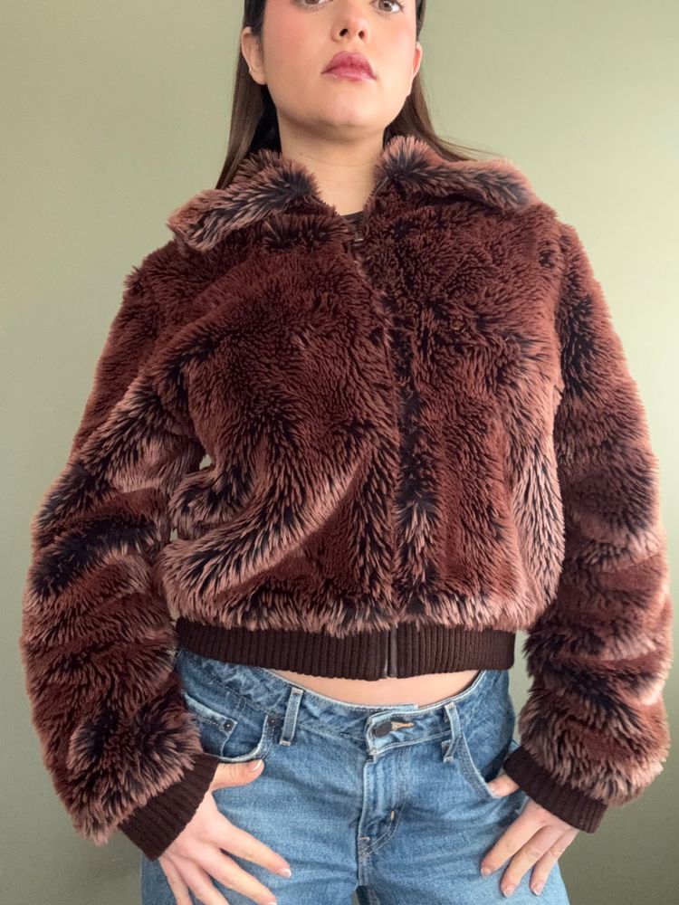 Faux Fur Jacket (UK12) image 9