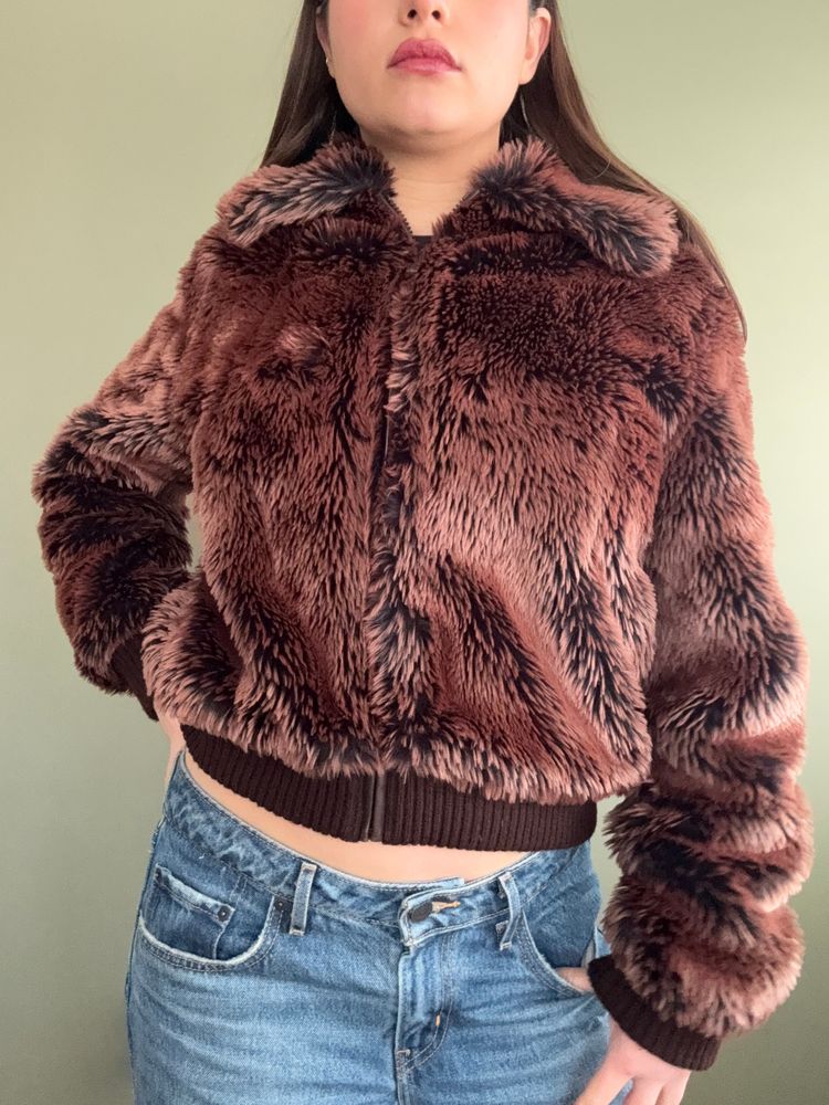 Faux Fur Jacket (UK12) image 4