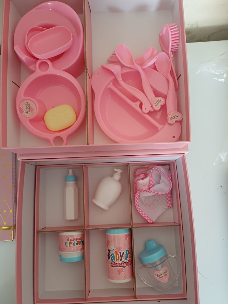 Prextex Baby Doll Feeding And Changing Accessories Set 2
