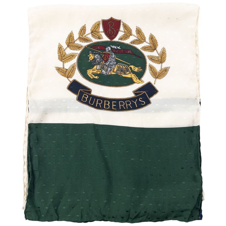 Vintage 90s Burberry Silk Scarf image 1