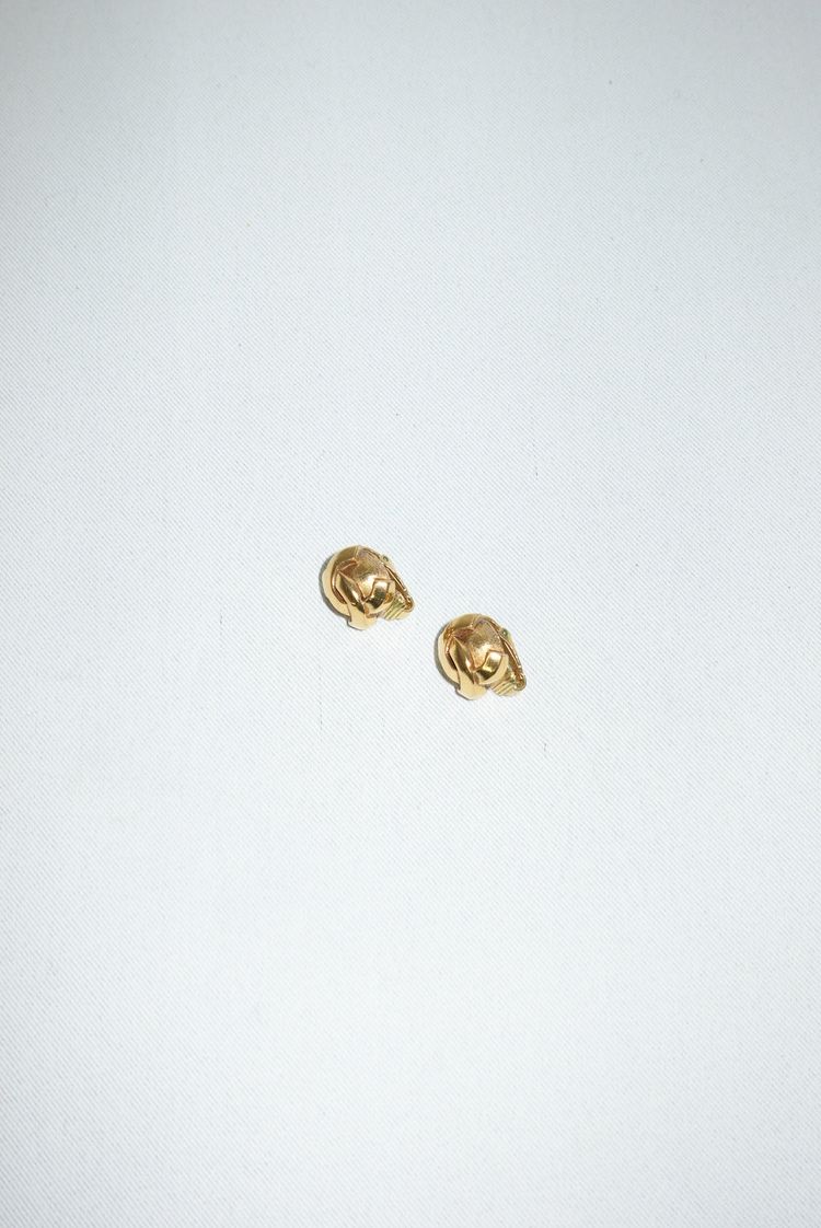 Chanel Small Gold Earrings image 6
