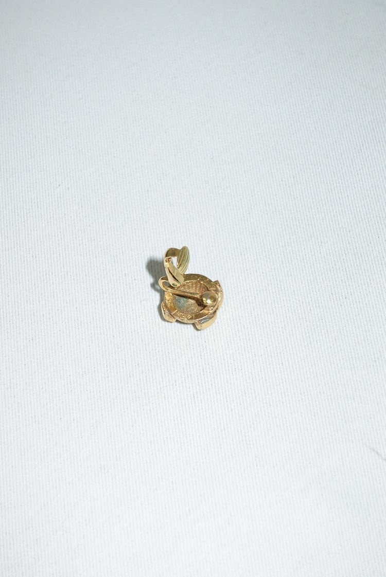 Chanel Small Gold Earrings image 2