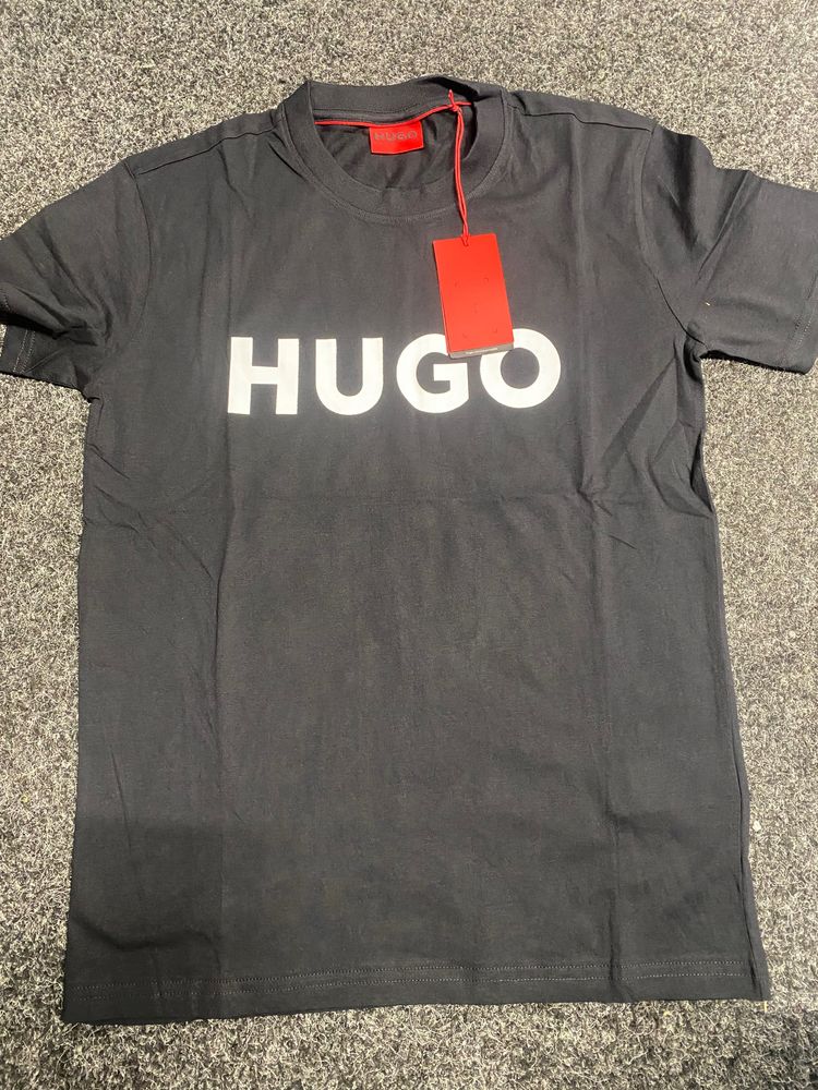 Hugo Black T-Shirt BIG logo RRP £59.99