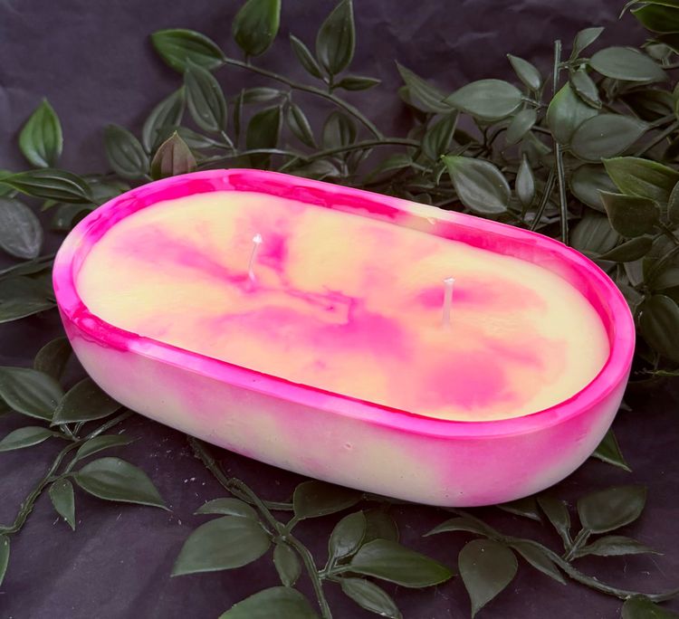 Rhubarb & Cherry Handmade Vessel Candle