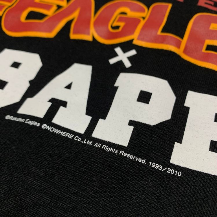 Bape Small Rakuten Eagles Black Tee A Bathing Ape image 9