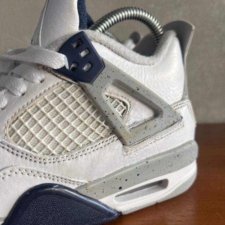 UK 4 (US 4.5Y) Air Jordan 4 Retro MIDNIGHT NAVY 408452-140 image 11