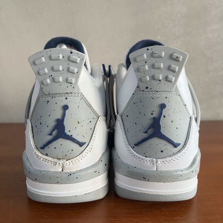 UK 4 (US 4.5Y) Air Jordan 4 Retro MIDNIGHT NAVY 408452-140 image 10