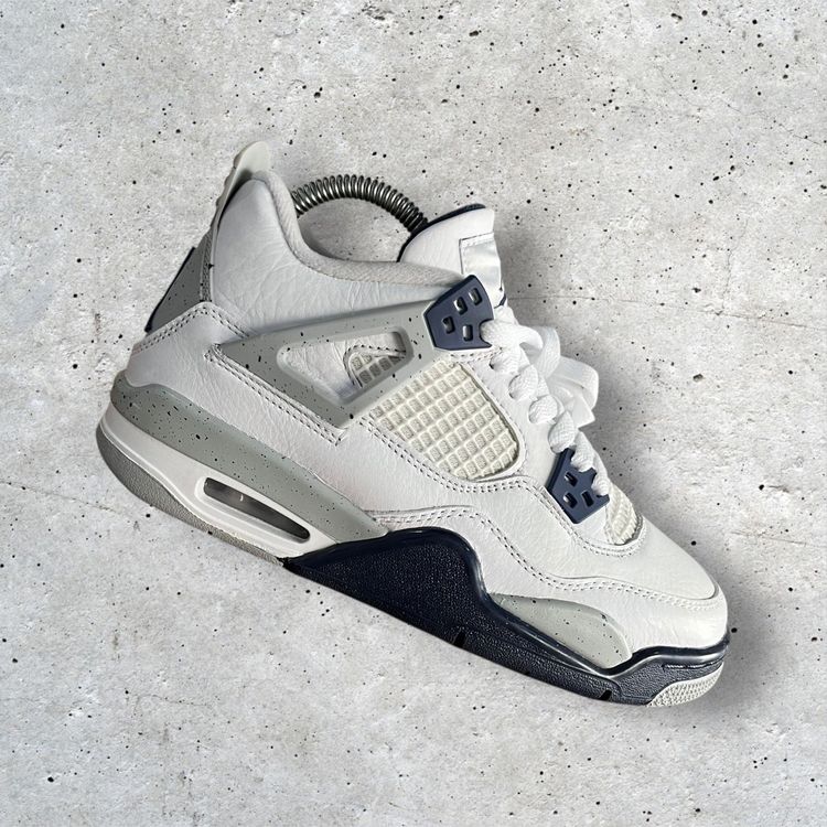 UK 4 (US 4.5Y) Air Jordan 4 Retro MIDNIGHT NAVY 408452-140 image 8