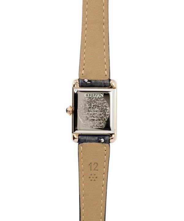 Citizen Analog Leather Strap Silver Dial Eco-Drive EG2799-18W Women's Watch obraz 3