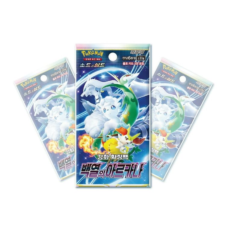 Korean Incandescent Arcana Pokémon Card Game Booster Pack
