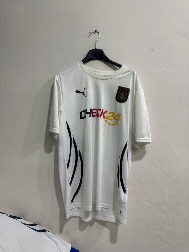Puma White Germany Football Jersey