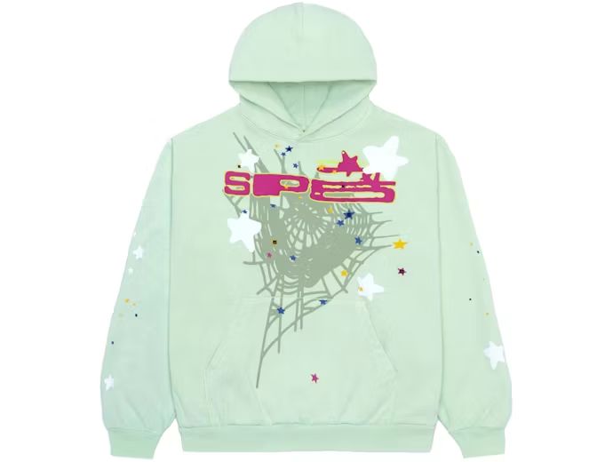 Sp5der SP5 Mint Hoodie Mint