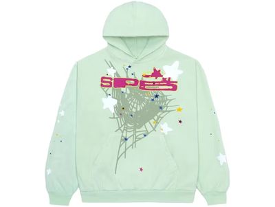 Sp5der SP5 Mint Hoodie Mint