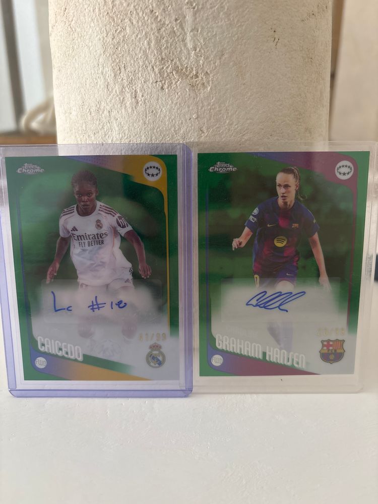 Real Madrid And Fc Barcelona Football Trading Cards obraz 1