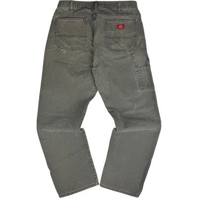Dickies Carpenter Workwear Trousers Green