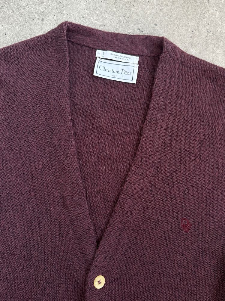 Immagine di Christian Dior 1990s Knit Logo Cardigan - S 4