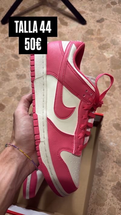 Pink And White Sneakers