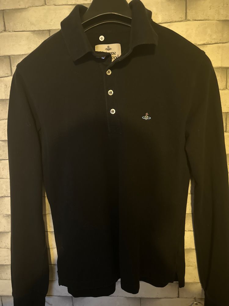 Vivienne Westwood navy  Long Sleeve Polo Shirt