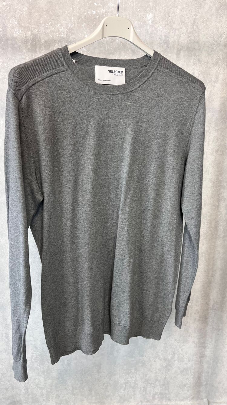 Selected Homme Selected  Szary sweter basic rozmiar 42 plus size product image
