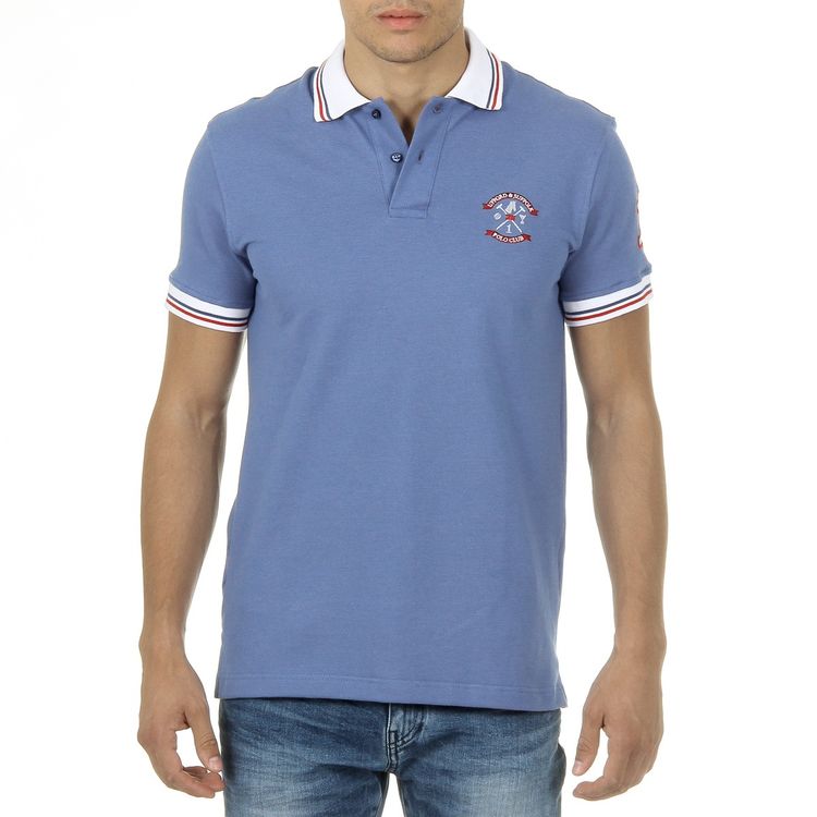 Ufford and Suffolk Blue Polo Shirt PJ100 VAR. 2