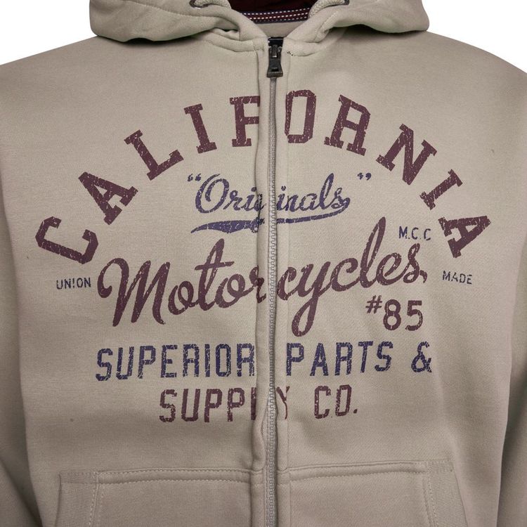 Kam Plus Size California Zip Thru Hoody For Men in 3 Colours, 2XL-8XL image 6