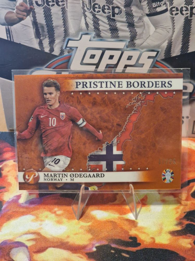 Martin ødegaard  /25 Topps Pristine Borders Arsenal