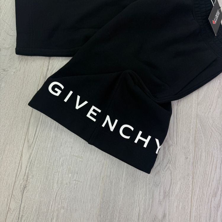 Givenchy Men’s Black Jersey Shorts image 2