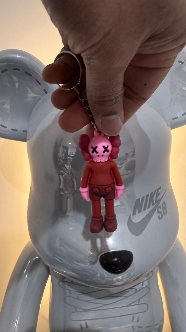 Pink And Red hype Character Keychain