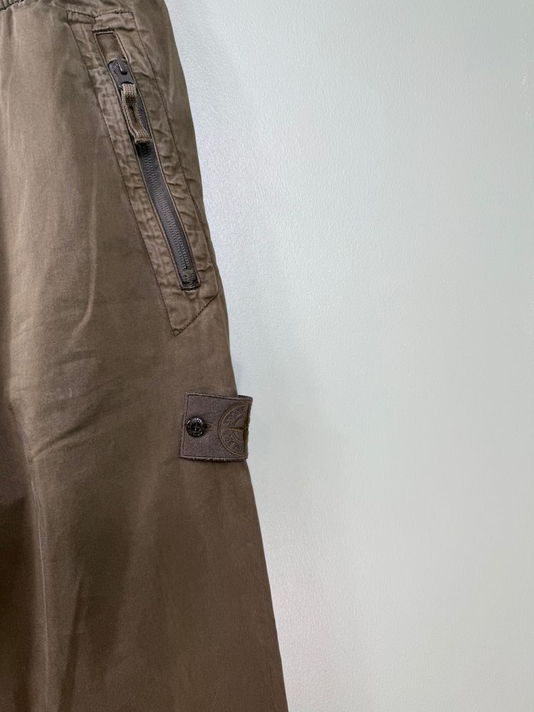 Stone Island Khaki Ghost RE-T Cargo Bottoms image 3