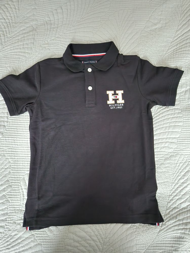 Tommy Hilfiger Black Polo Shirt image 3