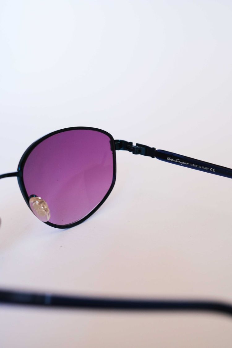 Salvatore Ferragamo — Occhiali da Sole Purple Blue image 3