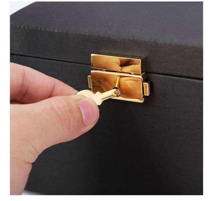 3 Tiers Jewelry Organizer Pu Leather Storage Case image 4