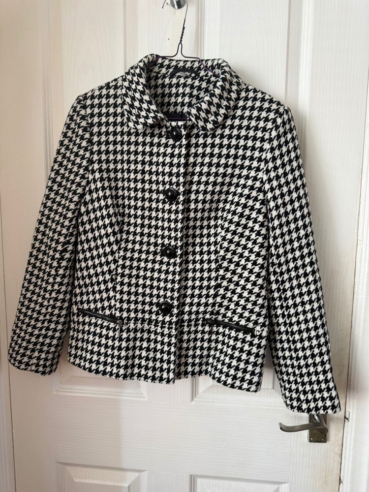 Other EWM Black And White Houndstooth Patterned Jacket product image