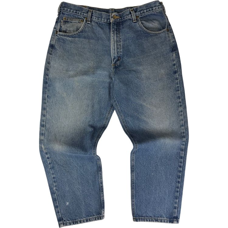 Carhartt B17 DST Relaxed Fit Baggy Denim Jeans Blue image 1