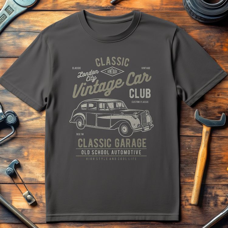 vintage-carclub T Shirt 5