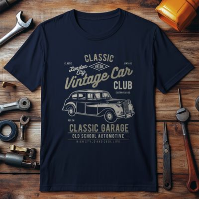 vintage-carclub T Shirt 4