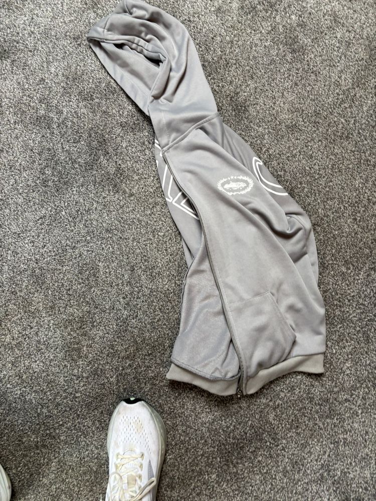 Grey Zip-Up Hoodie
