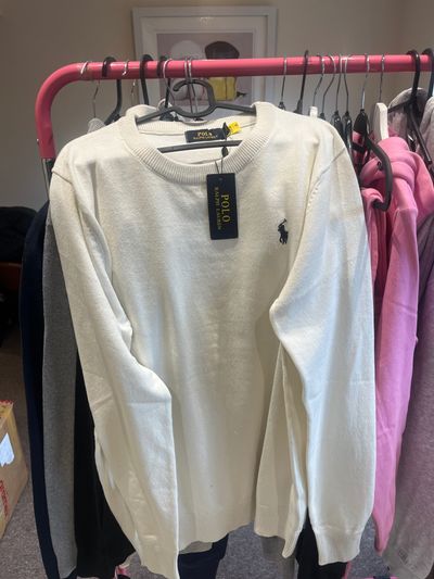 Polo Ralph Lauren Cream Sweater Rib