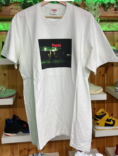 Supreme Hell Tee White - FW23