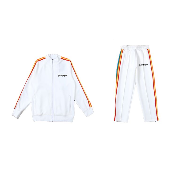 Palm Angels PA white raimbow tracksuit product image