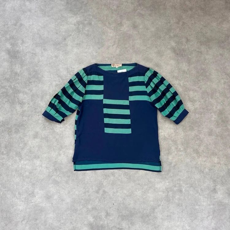 Vintage Gucci silk top imagen 1