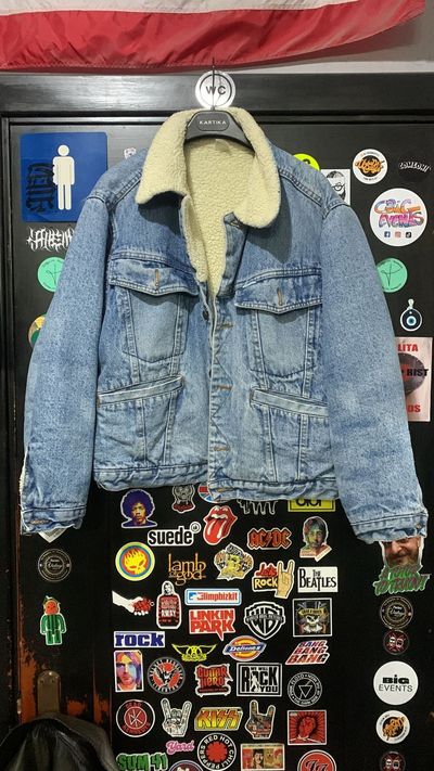 Denim Jacket With Sherpa Lining