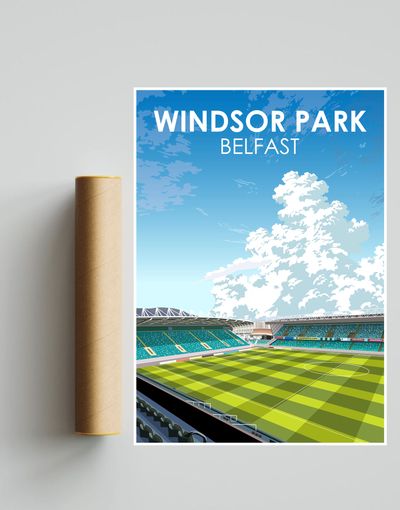Windsor Park Stadium A3 Print