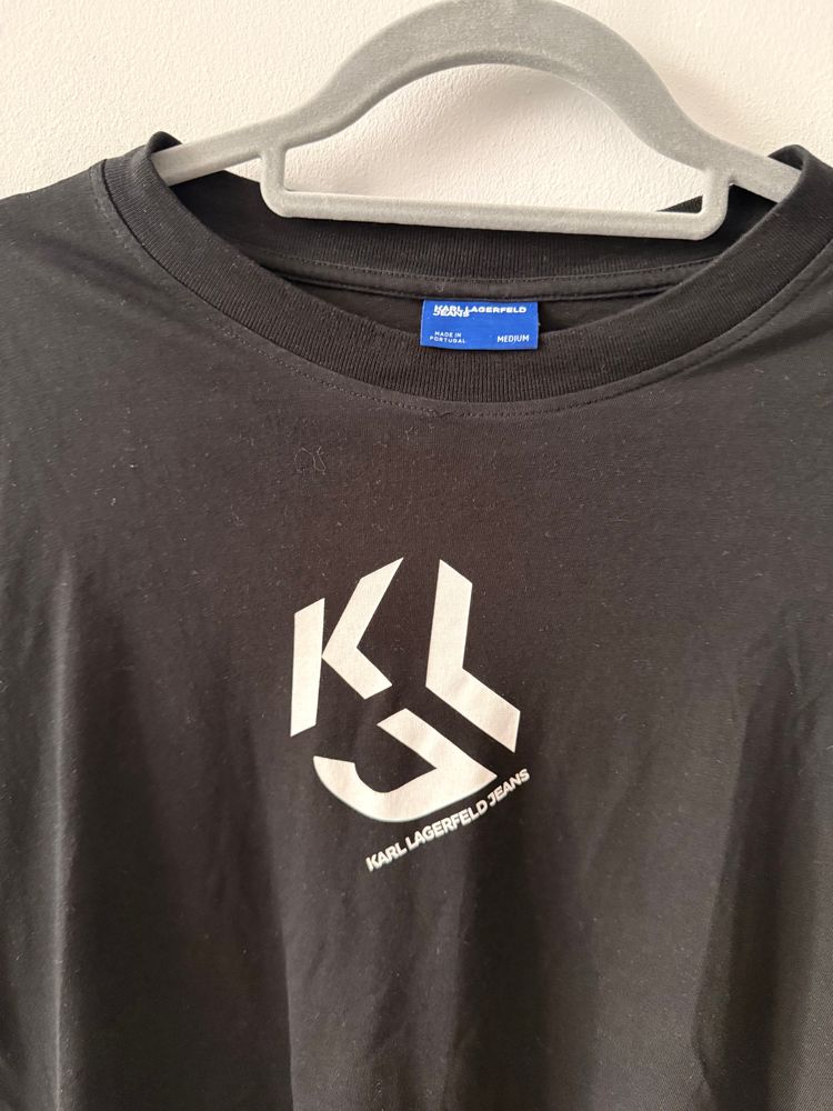 Karl Lagerfeld Jeans Black T-Shirt koszulka męska  3
