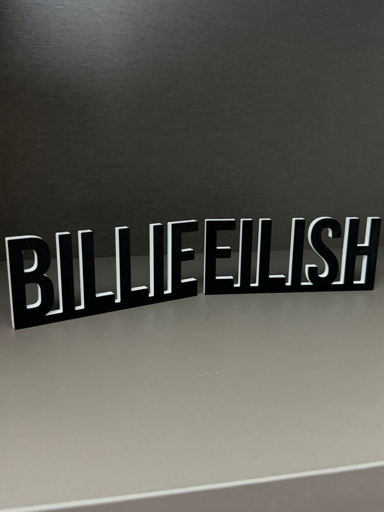 Other Napis Billie Eilish Figurka Czarny Biały  product image
